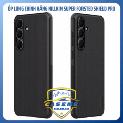 Ốp lưng Samsung Galaxy S25 FE Nillkin Super Frosted Shield Pro Matte dạng sần chính hãng