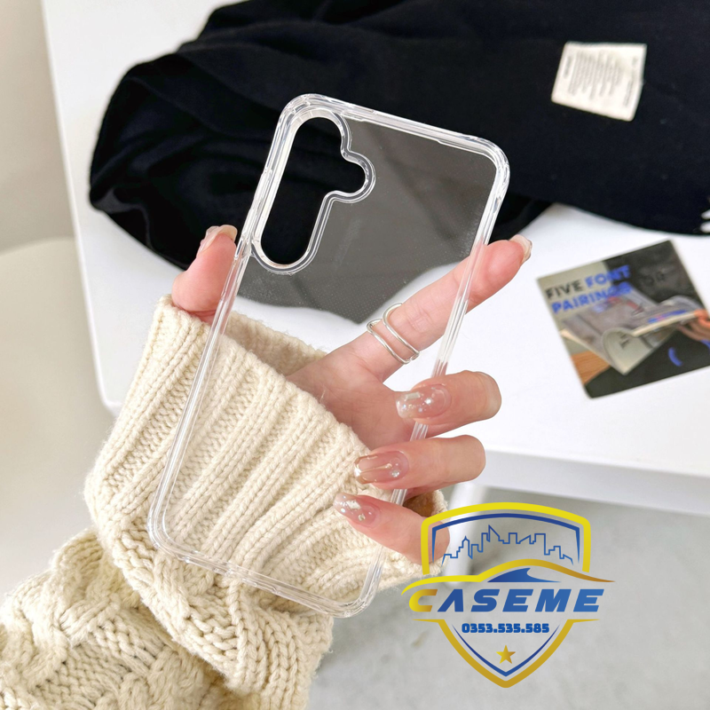 Ốp lưng chống sốc trong suốt cao cấp cho Galaxy S23 FE S24 FE S25 FE