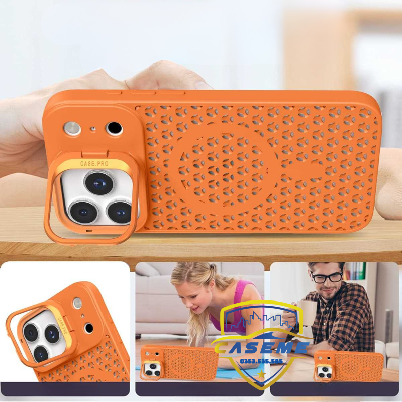 Vỏ bảo vệ điện thoại tản nhiệt chống trầy xước và va đập cho iPhone 17.